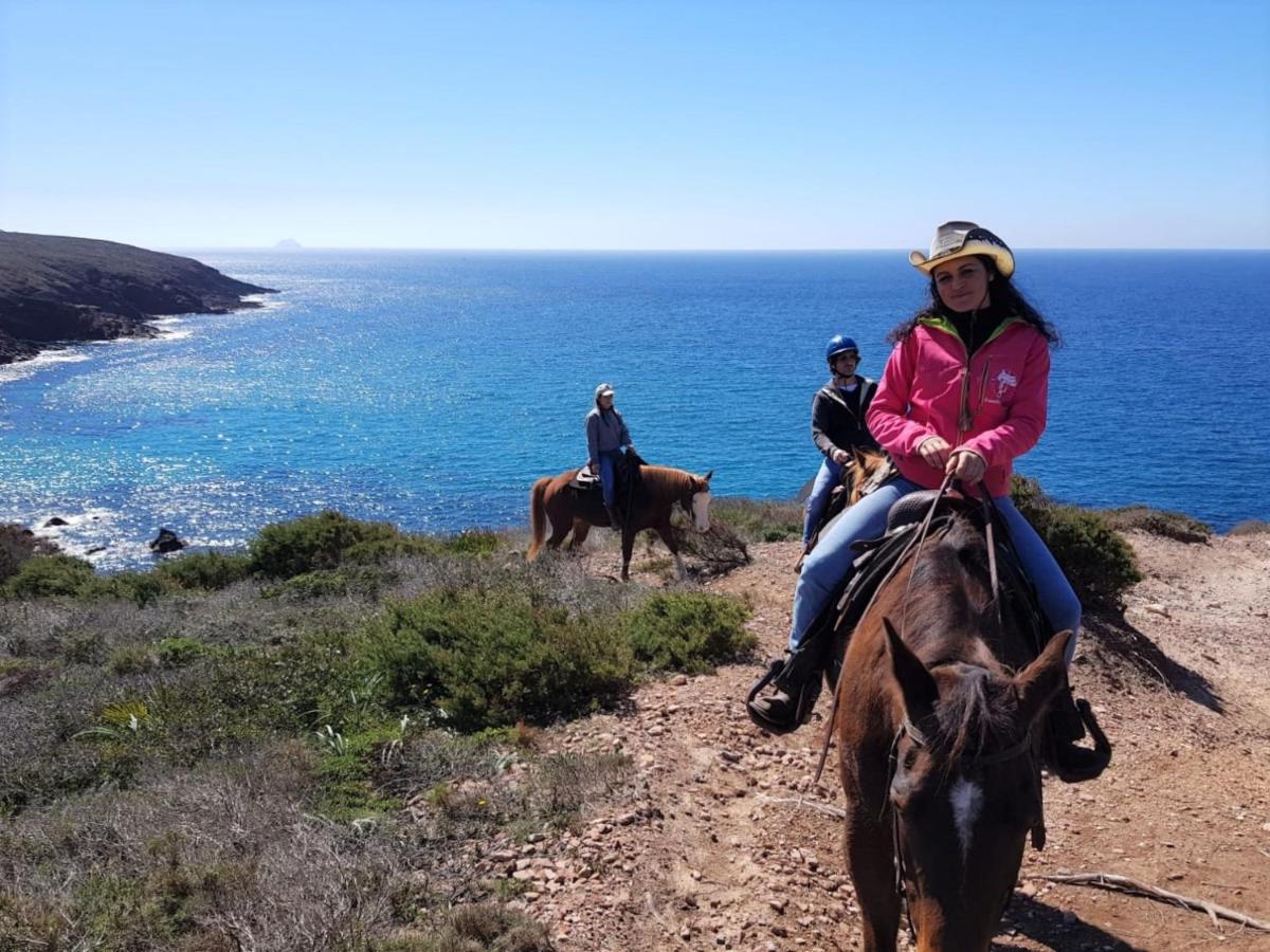 B&B Glamping Semaforo Capo Sperone ซานตันตีโอโก ภายนอก รูปภาพ